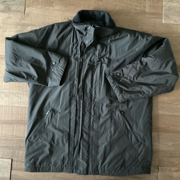 Bogner Men’s Ski Jacket Long Black Removable Collar Pockets Size 56 2XL - Picture 1 of 16